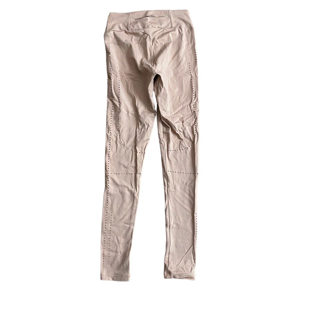 Gymshark XS Leggings Workout Activewear Eyelet Blush Pink Nude - Picture 8 of 12